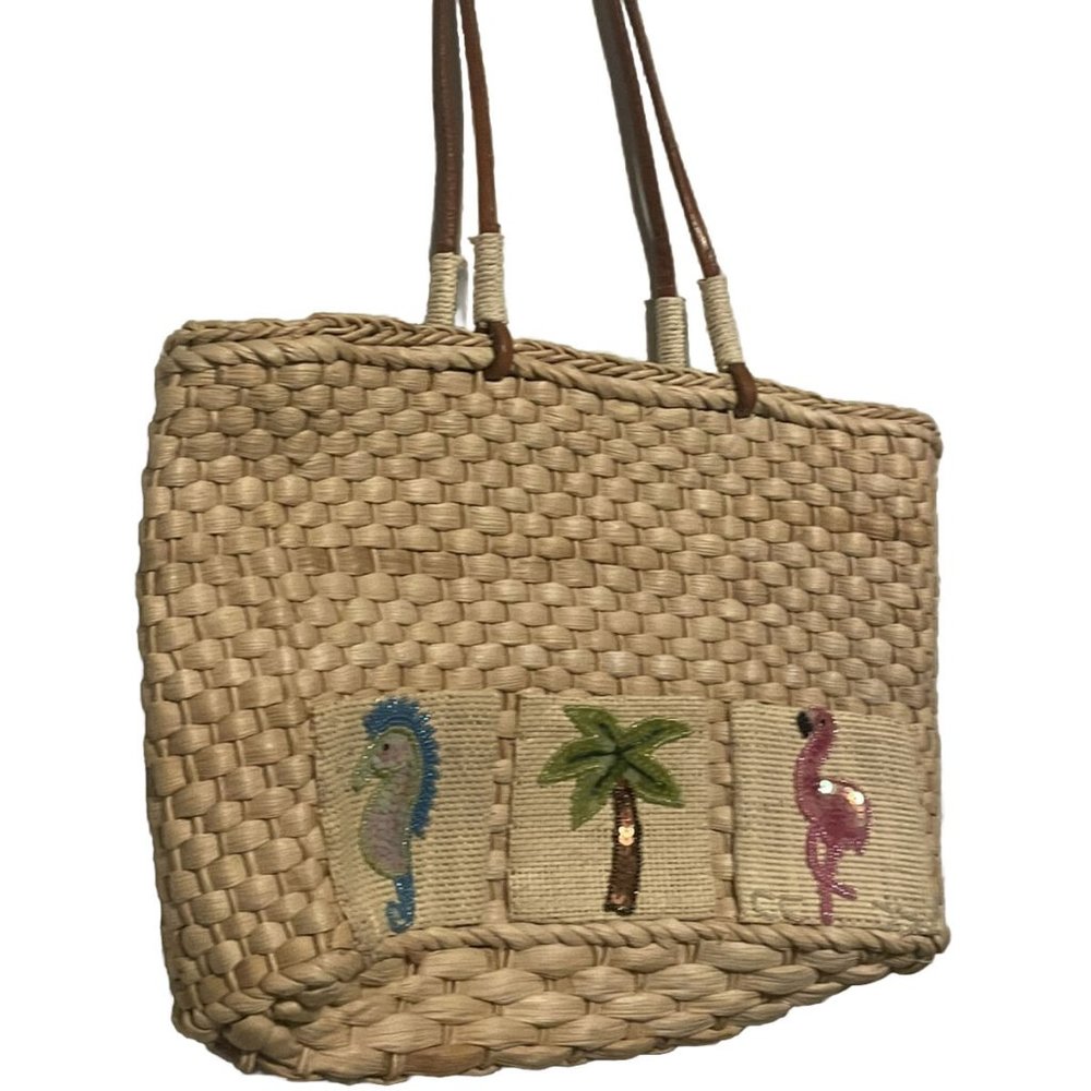 Woven Straw Bag QVC (Beach)